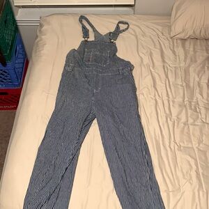 Dickies blue pinstripe overalls